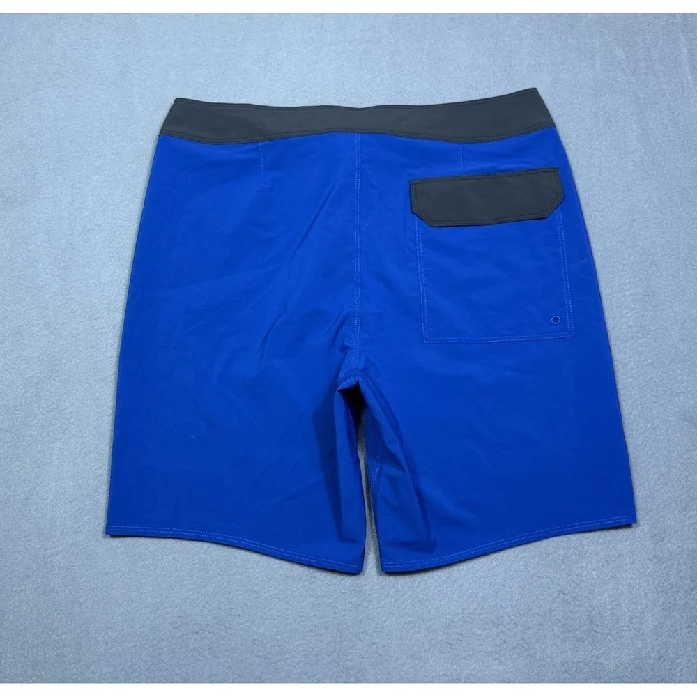 Patagonia Hydro Series Boardshorts Mens 30 Blue Stretch Surf Swim Trunks Beach